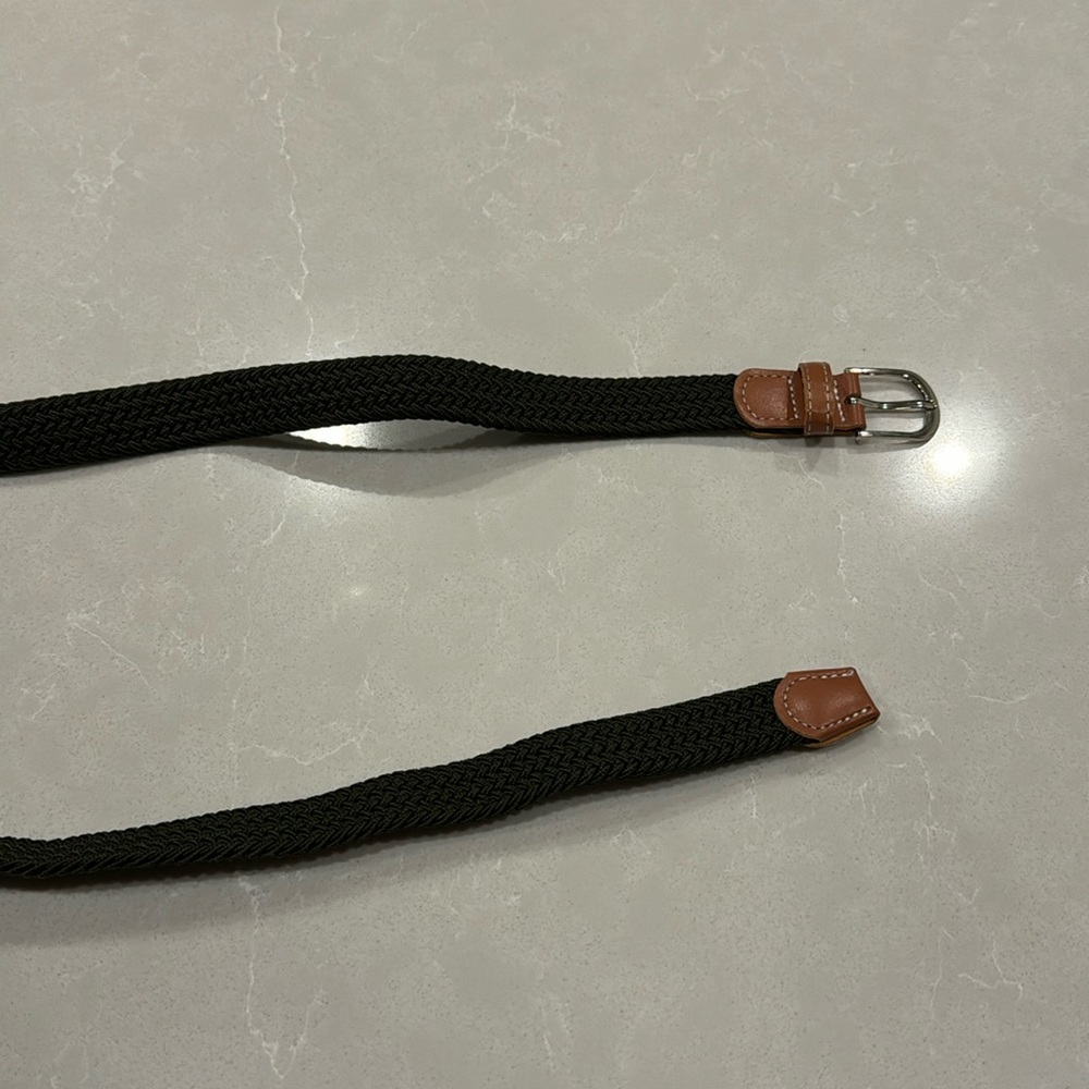 Green mens belt